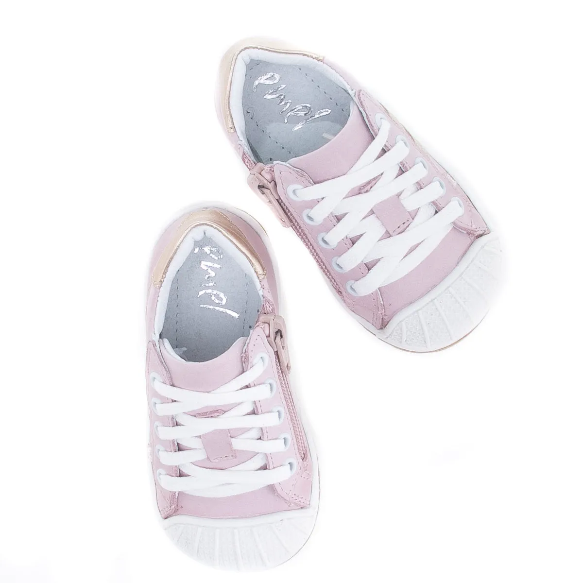 (2627A-20/2628A-20) Low Bumper Trainers pink with Zipper