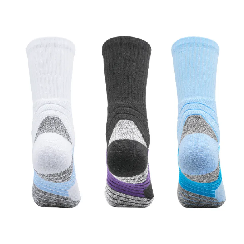 3 Pack Solid Sports Socks White