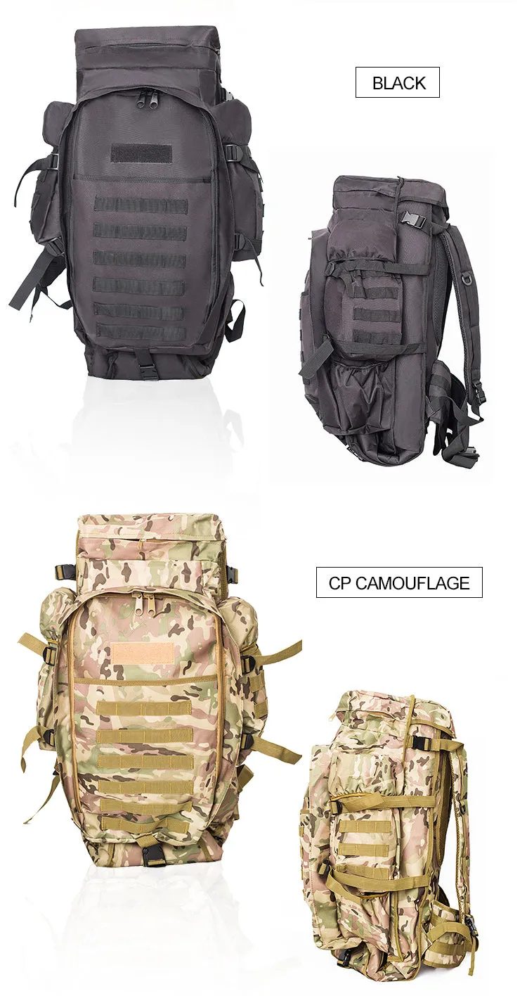 60L Waterproof Military Tactical Outdoor Sport Camping Rucksack for Men