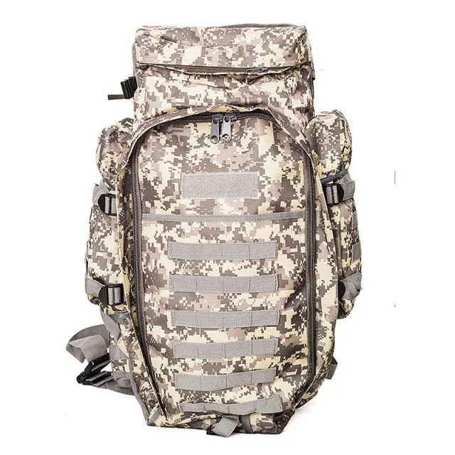 60L Waterproof Military Tactical Outdoor Sport Camping Rucksack for Men