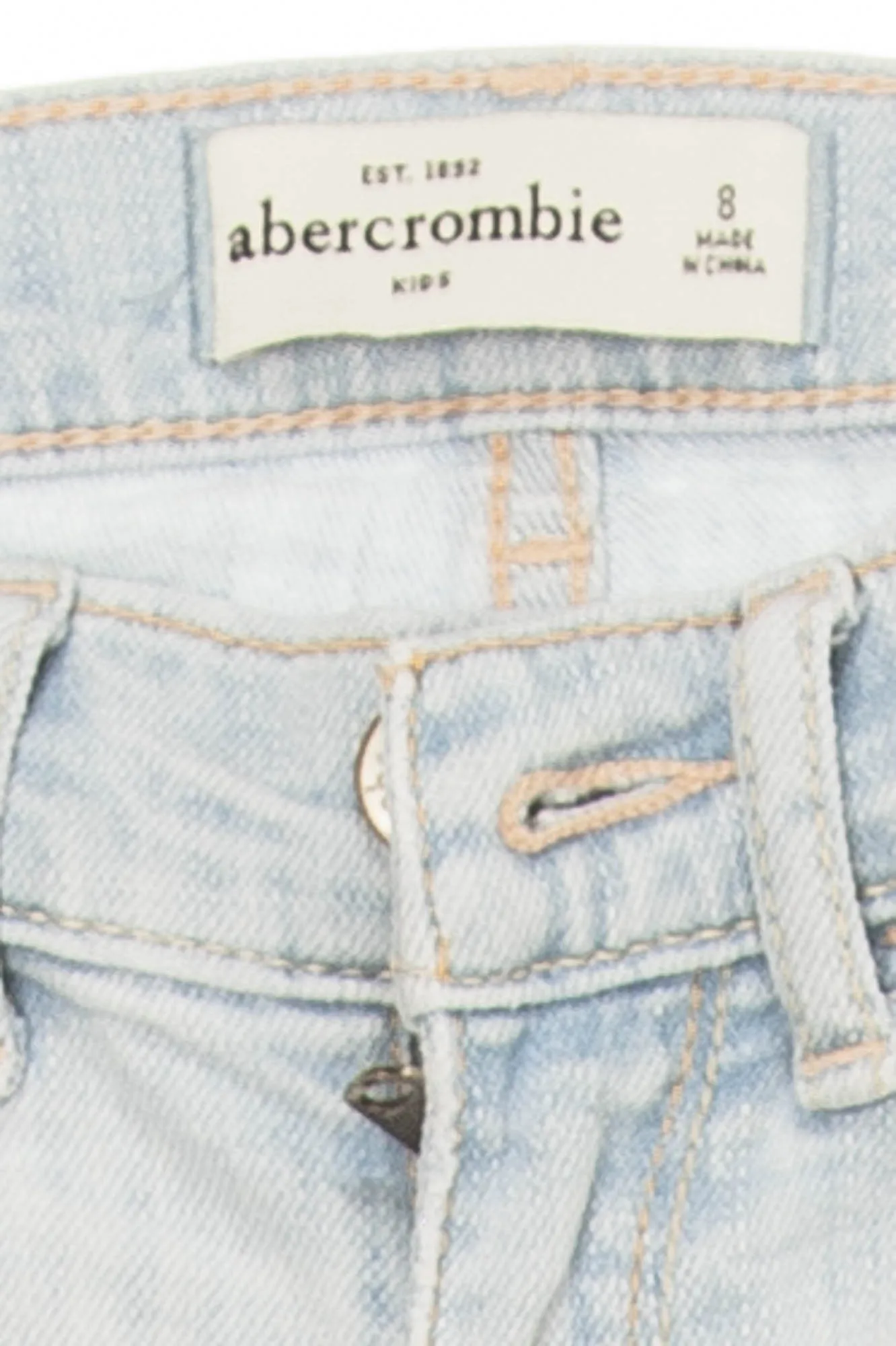 Abercrombie - Light Blue Ripped Skinny Jeans - 8