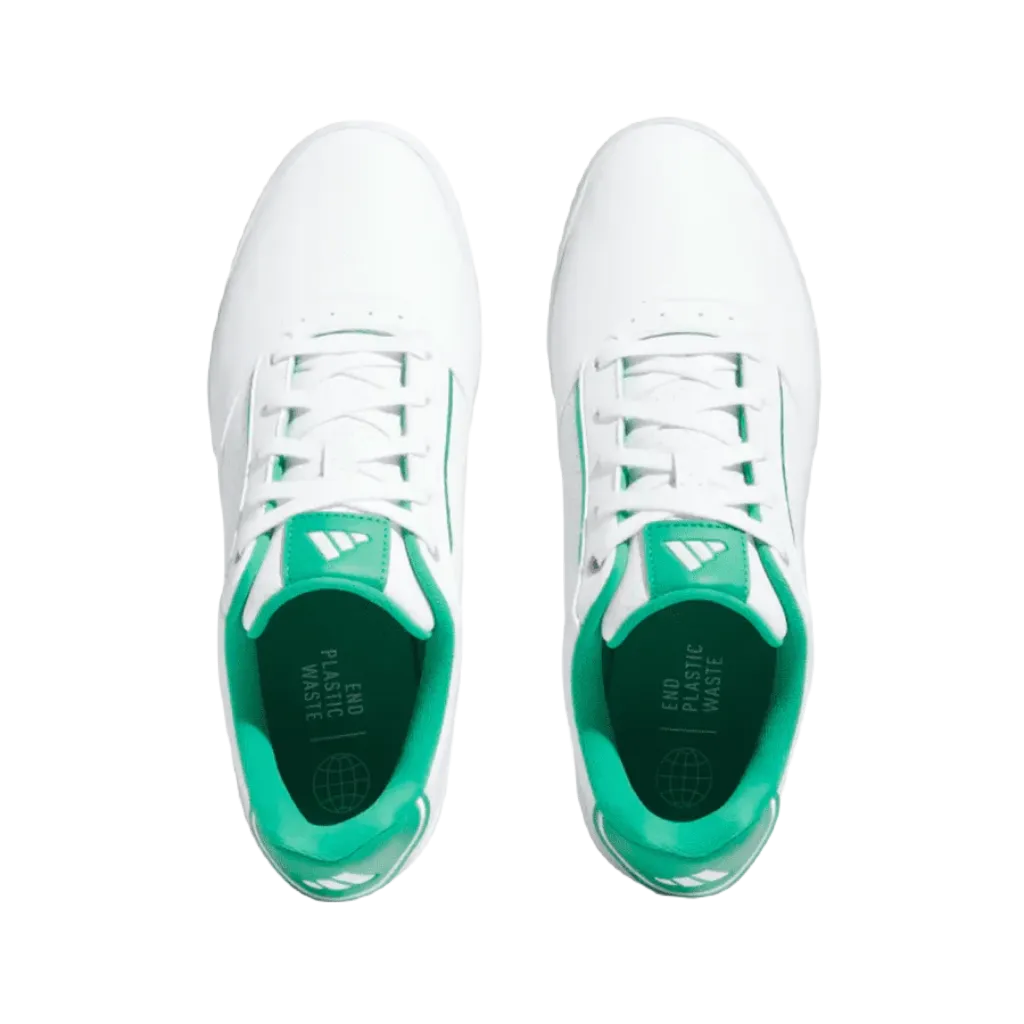 Adidas Retrocross Spikeless Golf Shoes - White/Green