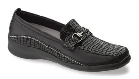 Aetrex Women's E250 Laura Narrow Alligator Slip-on