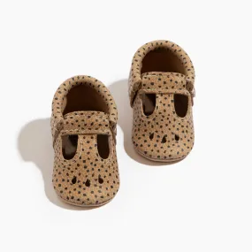 Almond Speckles Mary Jane Baby Shoe