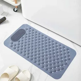 Anti Slip Bathroom mat with Foot Scrubber