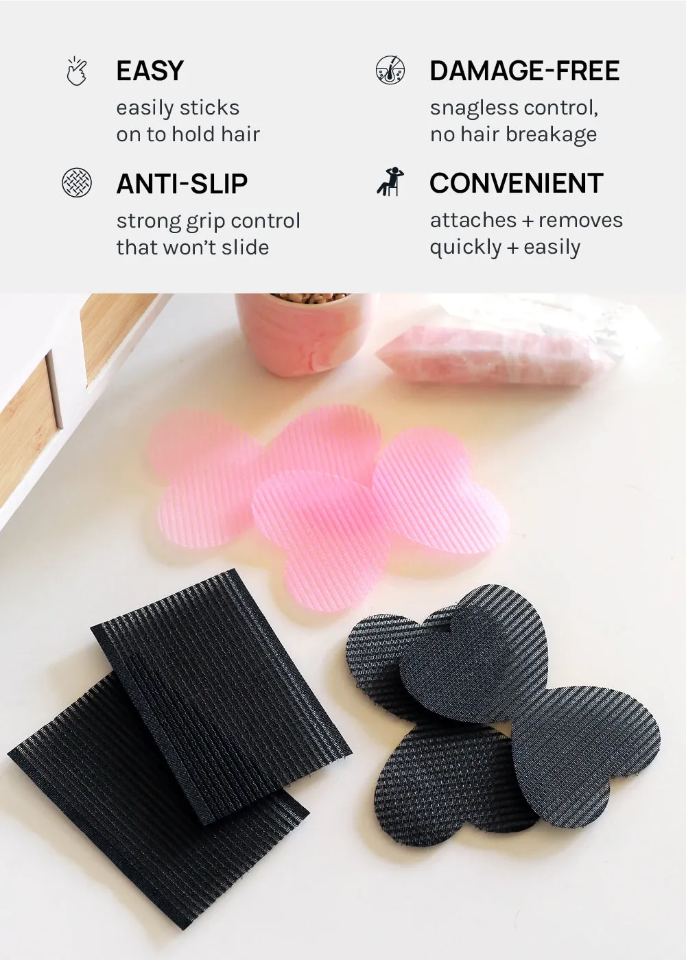 AOA Anti-Slip Hair Grippers - Bow