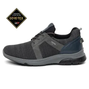 Ara Morris Grey Leather Sneaker (Men's)