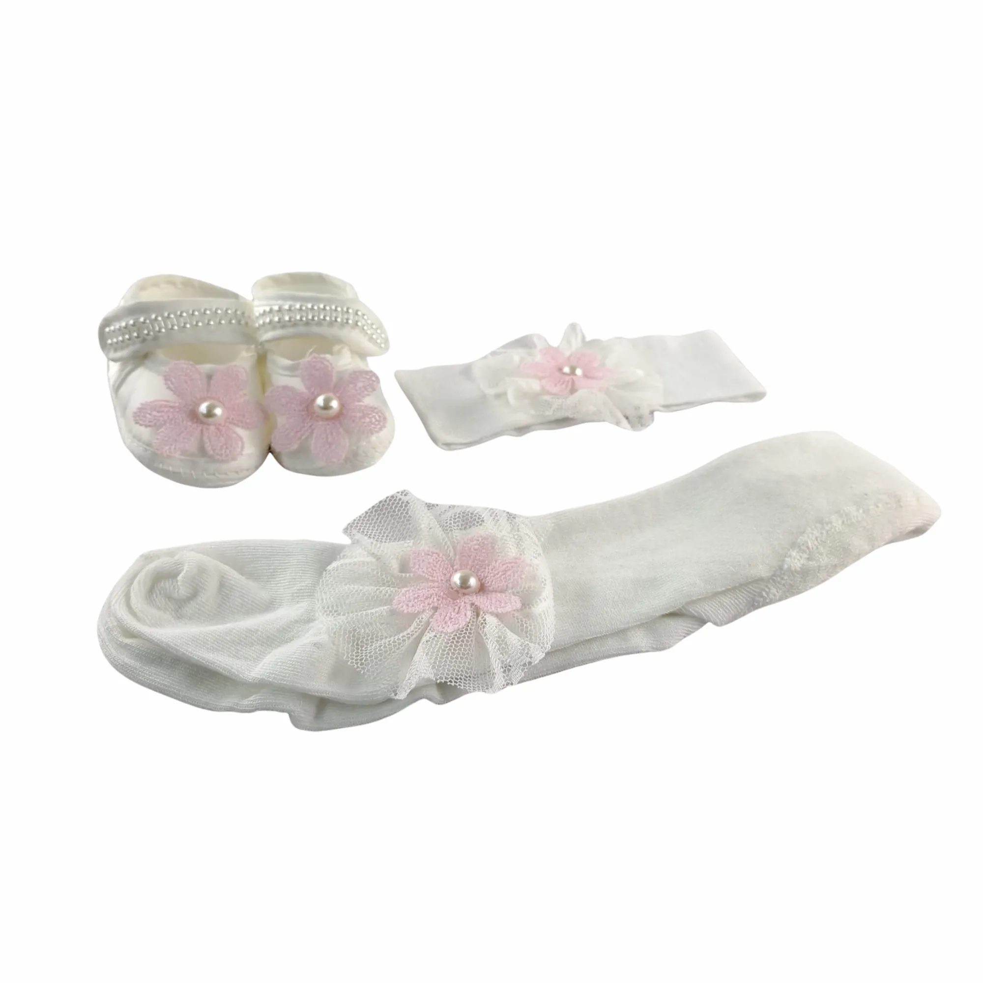 Baby Floral Pearl Set