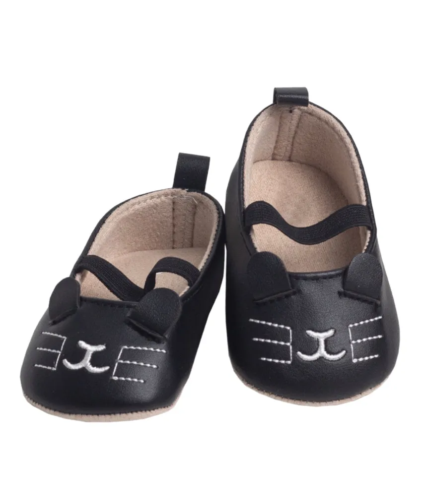 Baby Girl Shoes - Black Whiskers