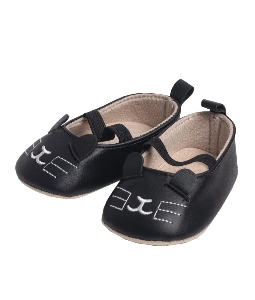 Baby Girl Shoes - Black Whiskers