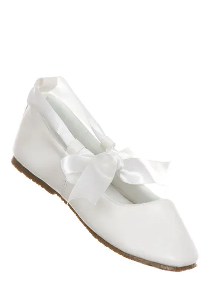 Children's Ballerina Shoes with Ribbon Tie