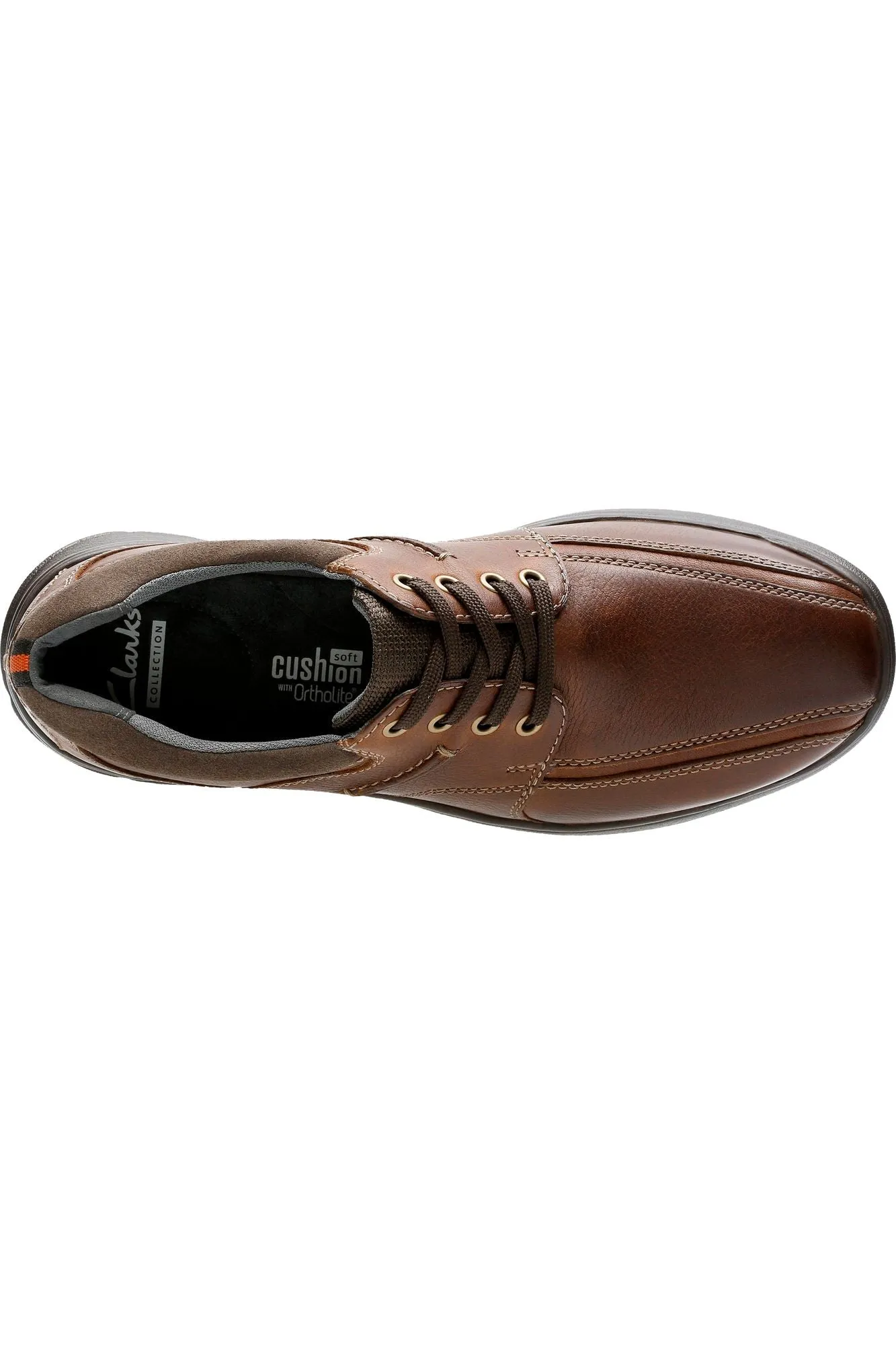 Clarks Cotrell Walk in Tobacco mens lace up shoe