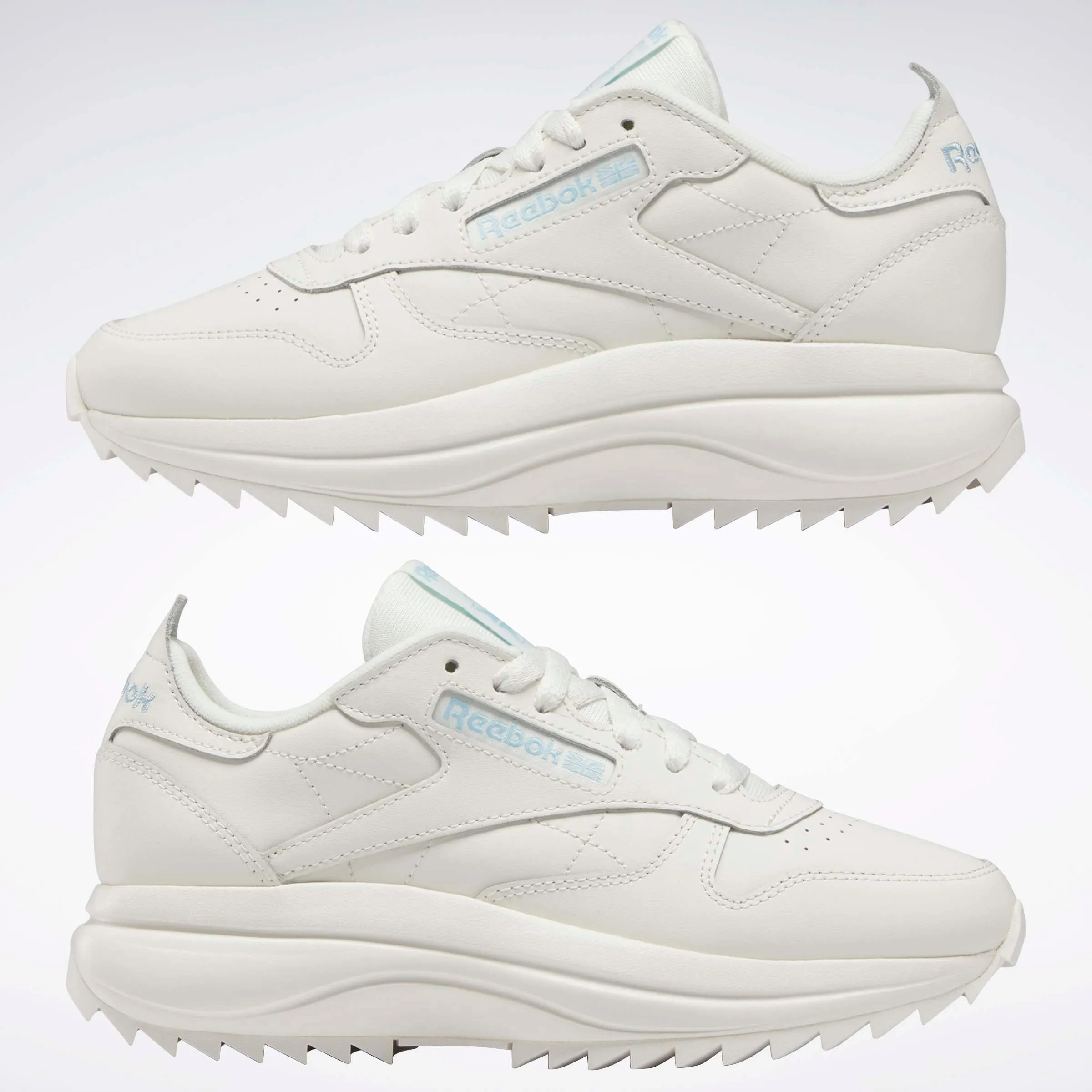 Classic Leather Sp Extra Women's Shoes Chalk/Blue Pearl/Chalk