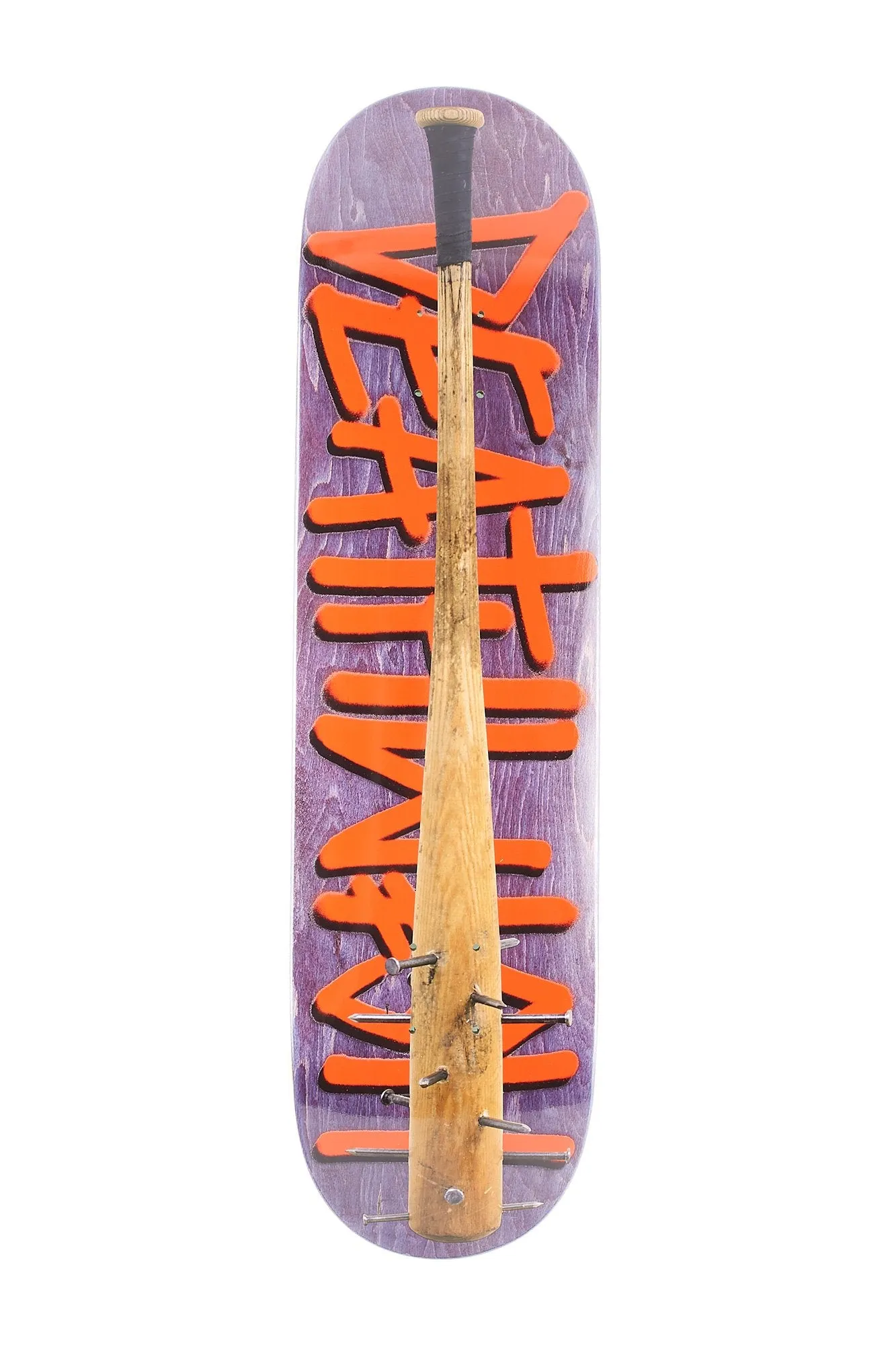 Death Wish Spiked Bat 8" Skateboard Deck