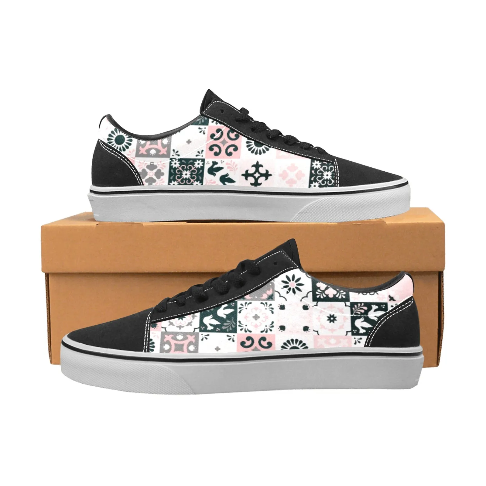 Doves and Daggers, Women's Lace-Up Canvas Sneakers