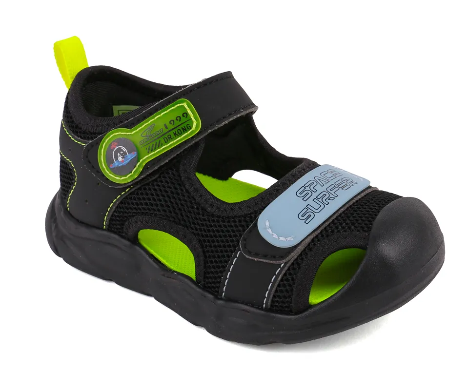 Optimized title: Dr. Kong Baby 2 Black Sandals - DK-B1402965 - Comfortable & Stylish Design (Retail Price: $99)