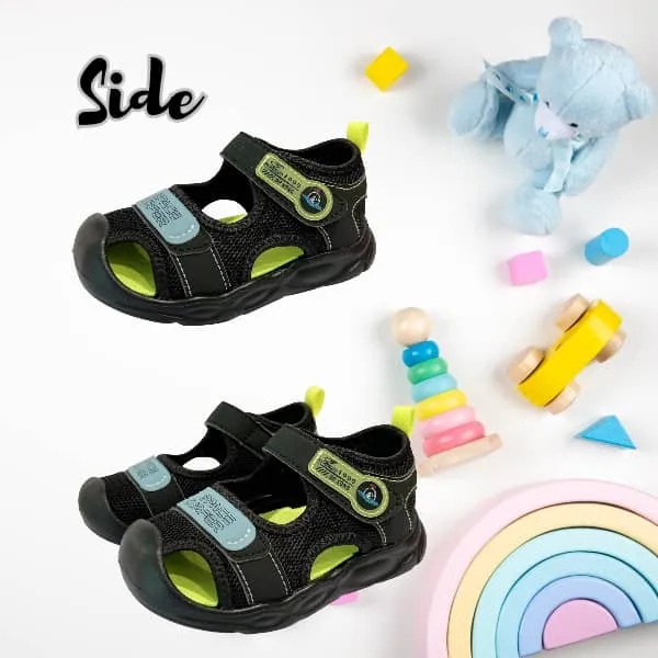 Optimized title: Dr. Kong Baby 2 Black Sandals - DK-B1402965 - Comfortable & Stylish Design (Retail Price: $99)