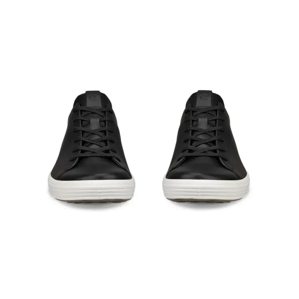 Ecco Soft 7 Plain Lace Black Sneaker (Men's)