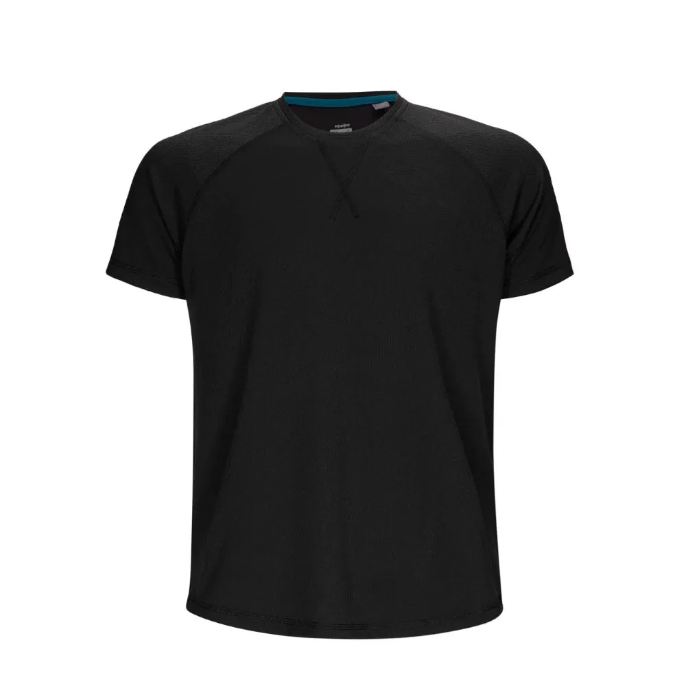 Equipe Men's Classic Black Round Neck Tee