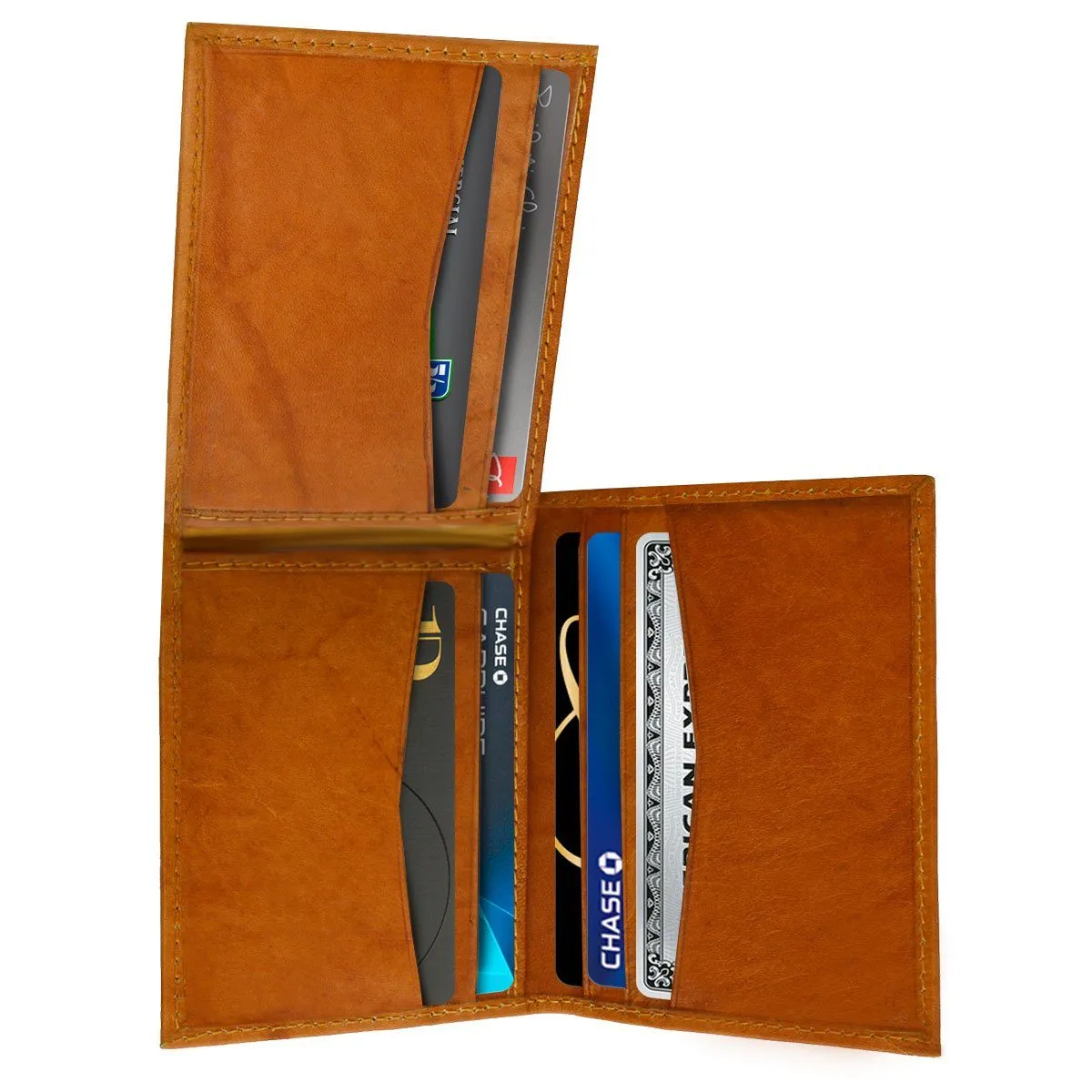 Flap Full Leather Bifold Wallet