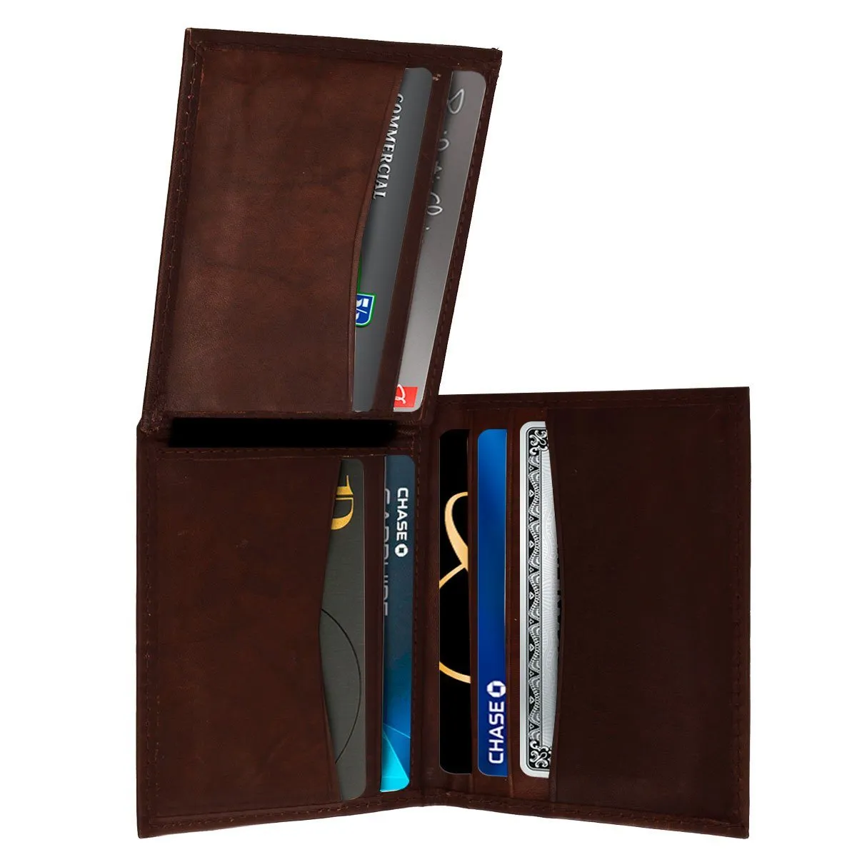 Flap Full Leather Bifold Wallet