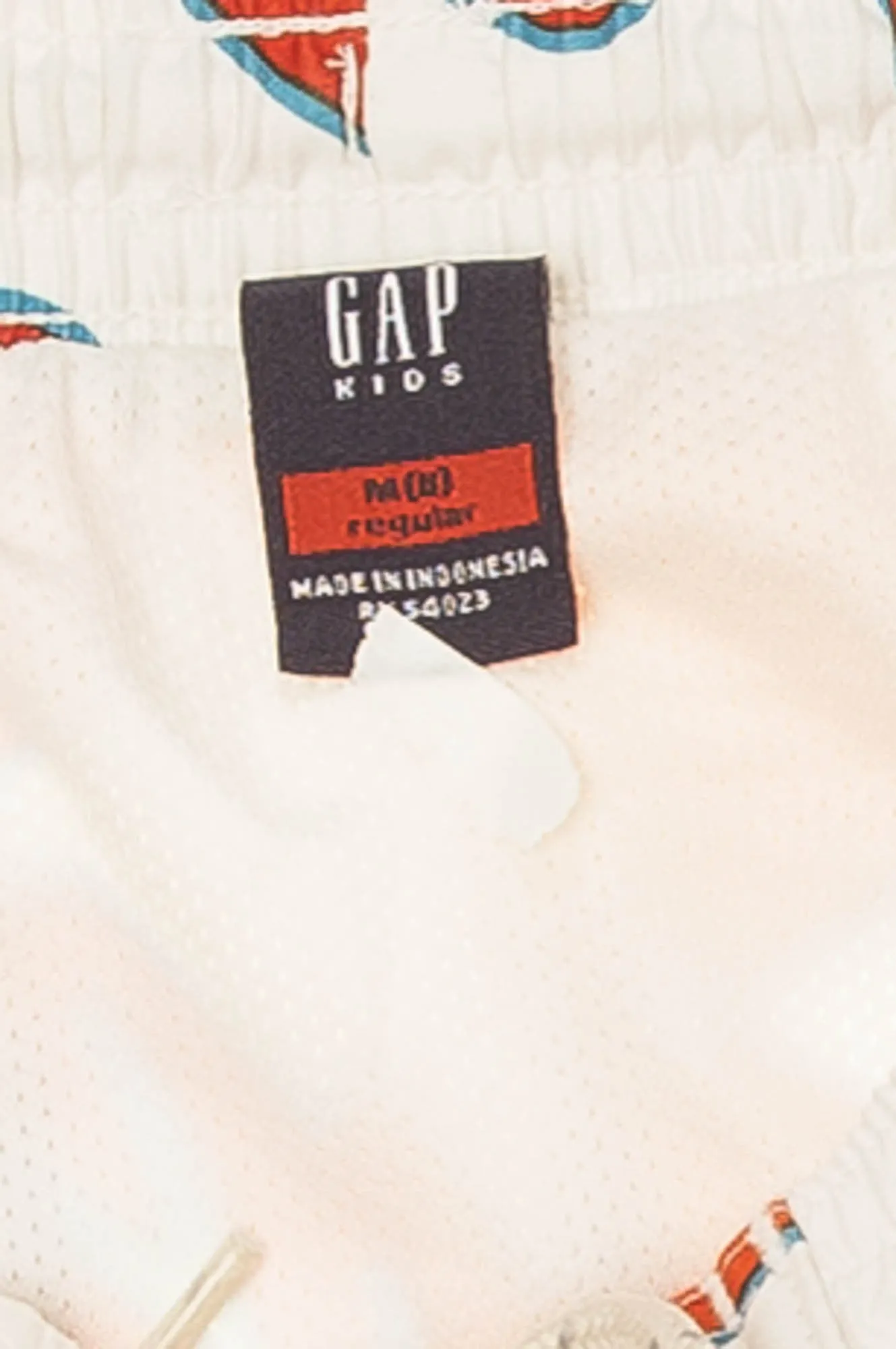 GapKids - Orange & White Swim Trunks - 8