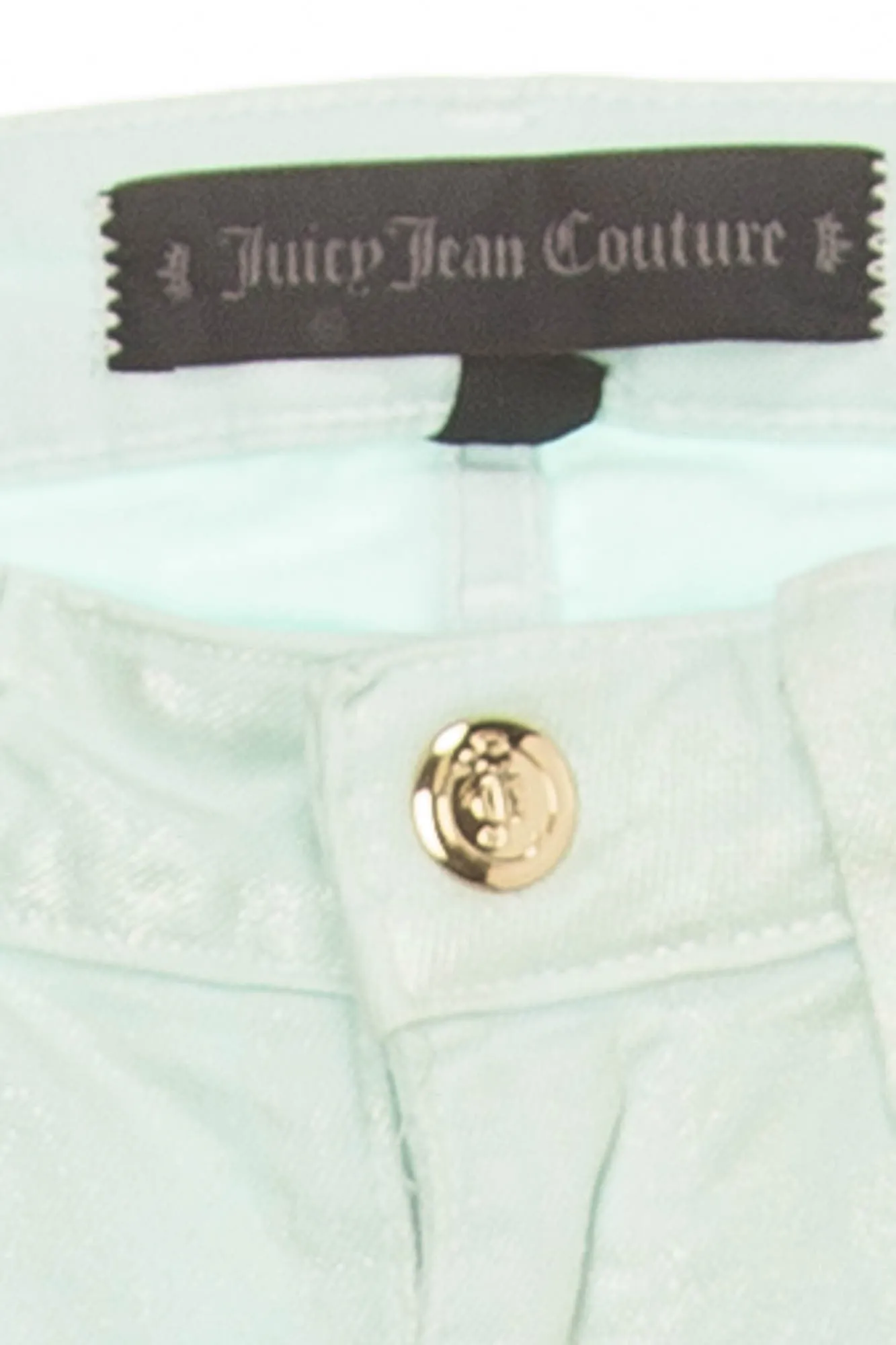 Juicy Jean Couture - Sea Foam Green Skinny Jeans - 6 Skinny