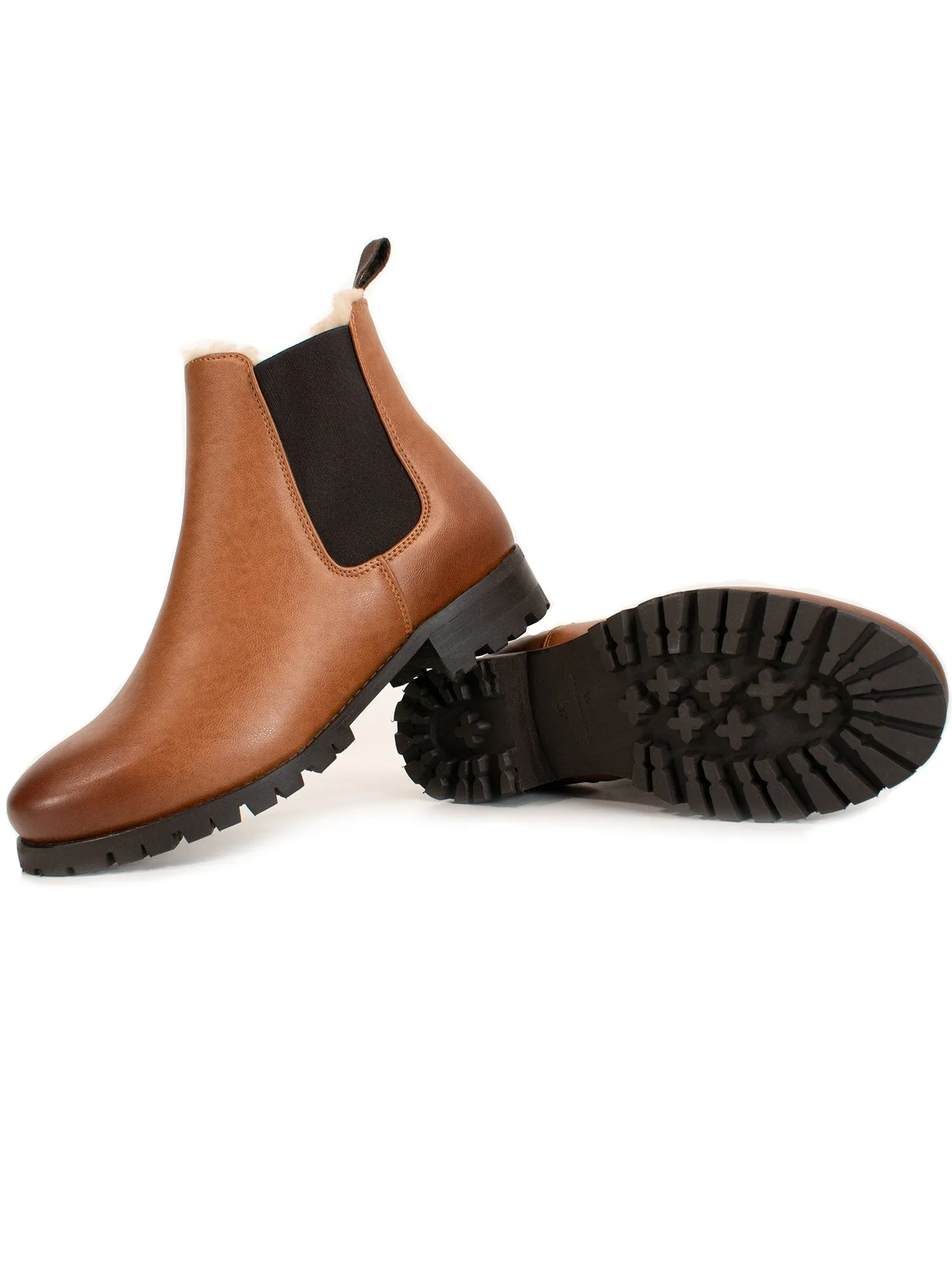 Luxe Insulated Deep Tread Chelsea Boots