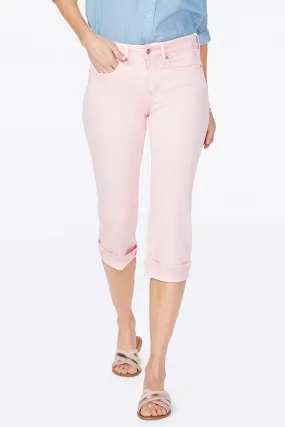 Marilyn Straight Crop Jeans - Pink Dusk