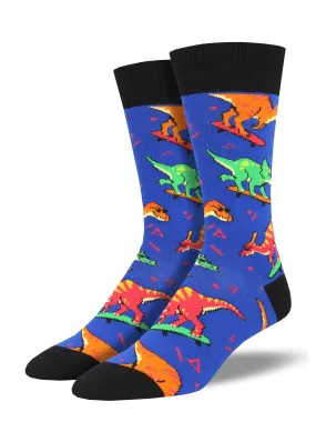 Men's Skate Or Dinosaur Graphic Socks