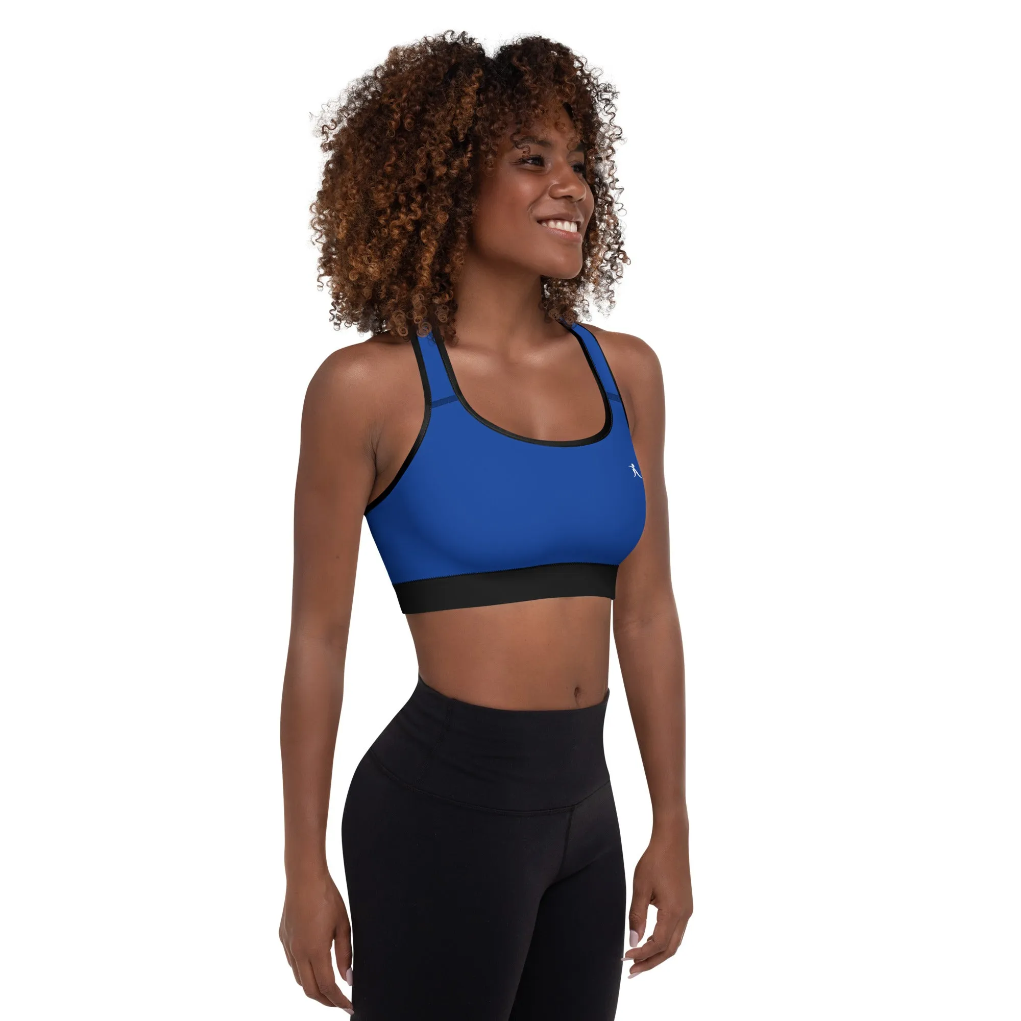 Navy and Back Sports Bra