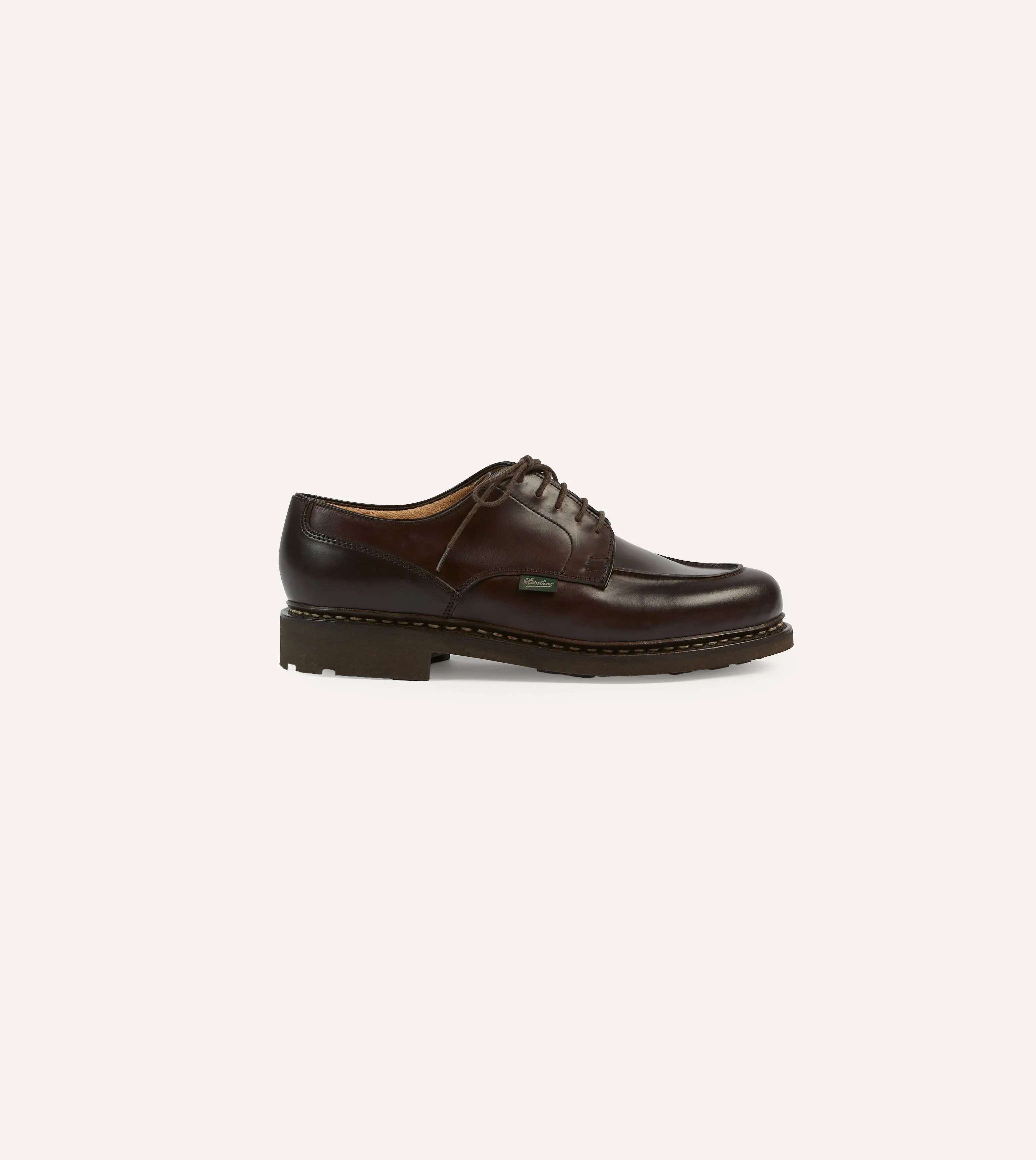 Paraboot Chambord Burgundy Cordovan Leather Derby Shoe