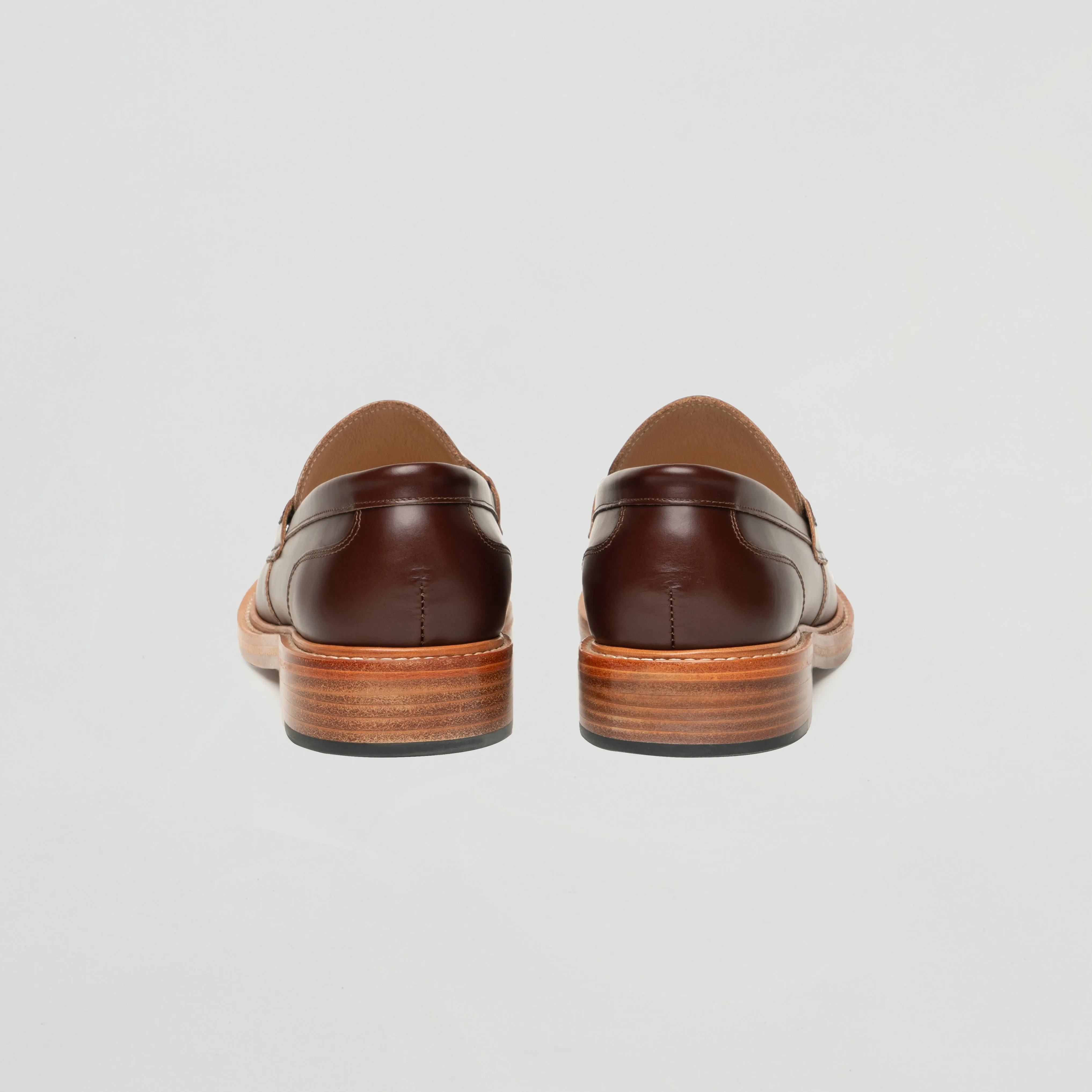 Plain Loafer Shoes (brown)