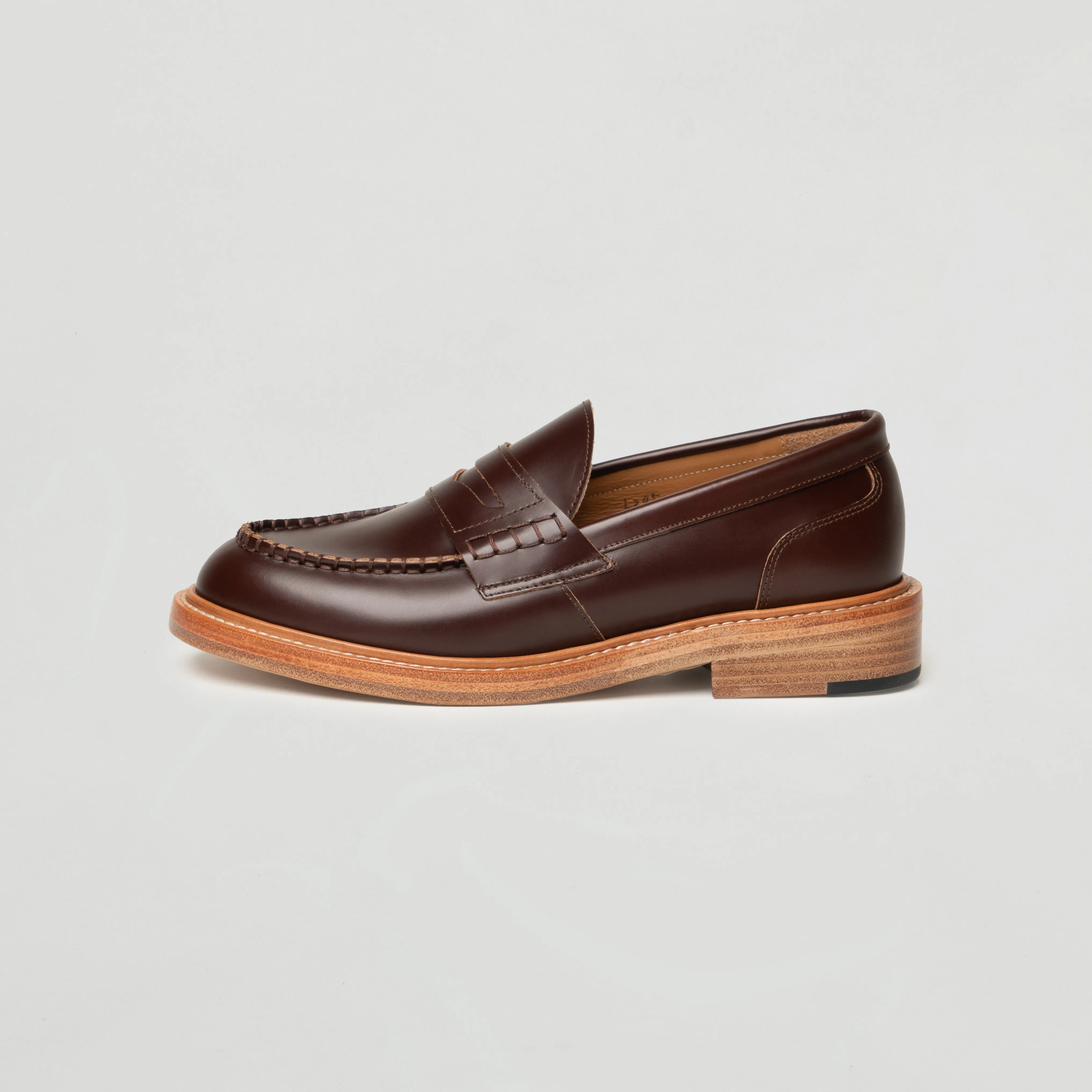 Plain Loafer Shoes (brown)