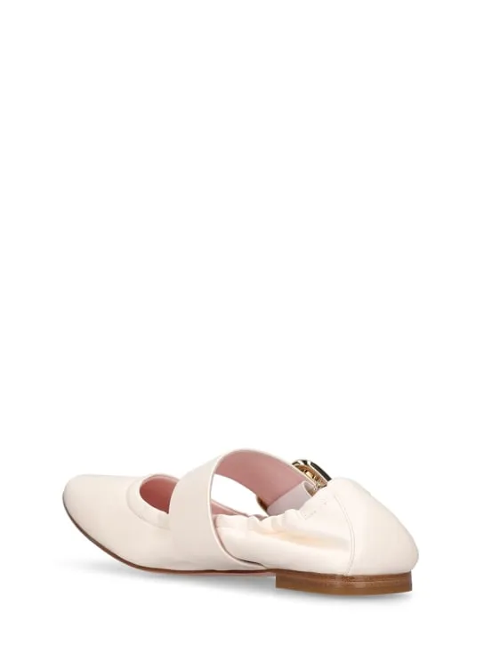 Roger Vivier   5mm Choc Babies leather flat shoes 