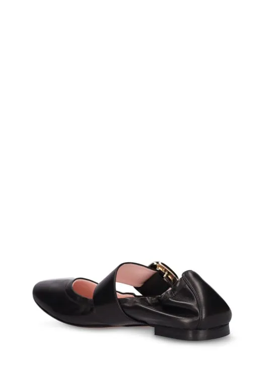 Roger Vivier   5mm Choc Babies leather flat shoes 