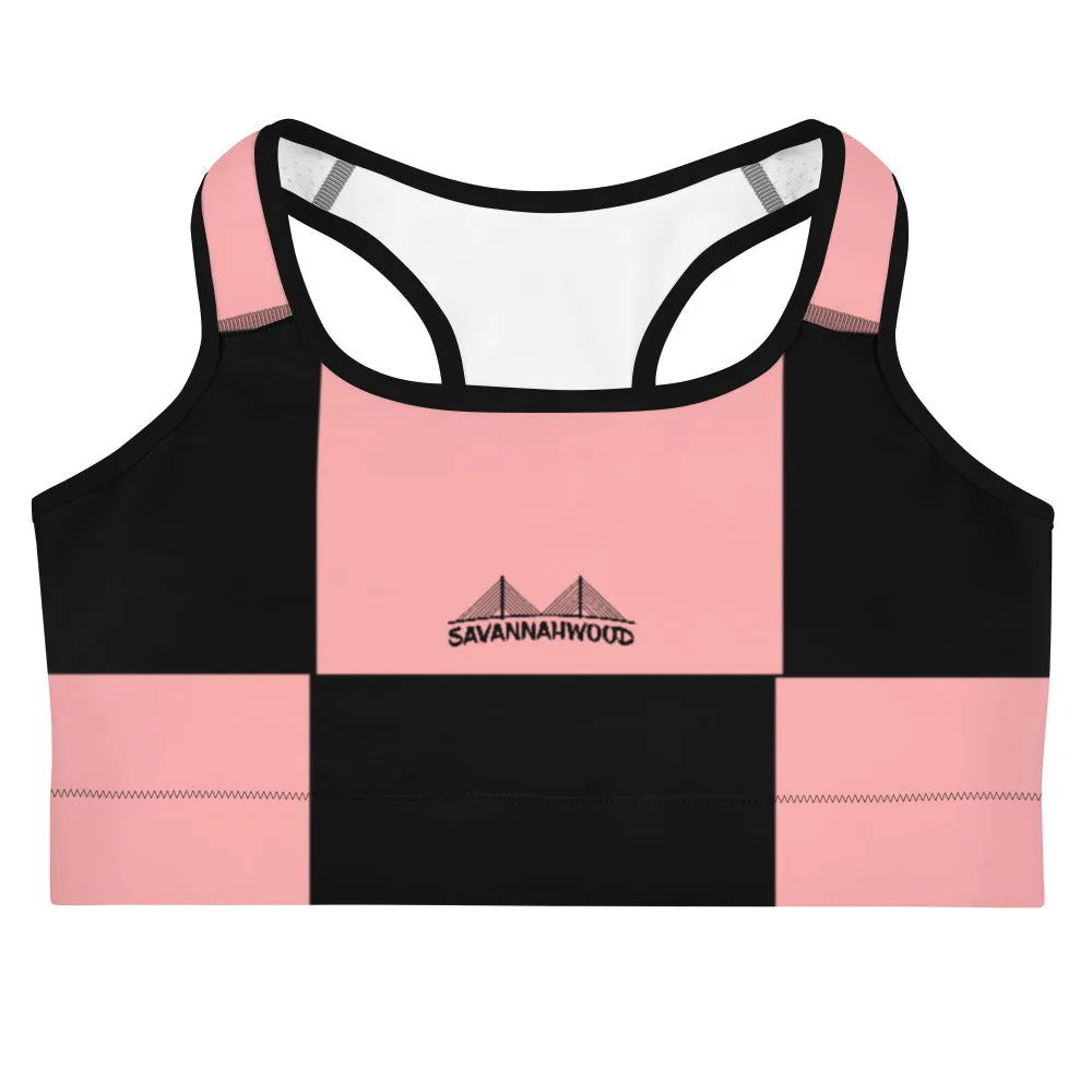 Sports Bra Pink/Black