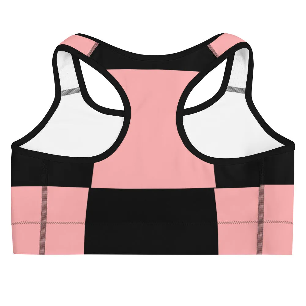 Sports Bra Pink/Black