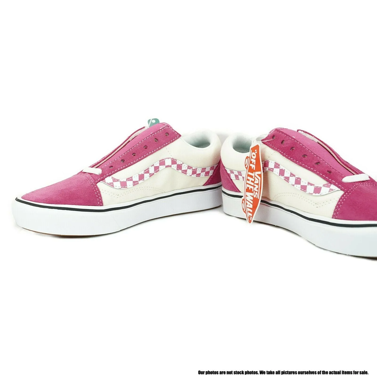 VN0A3WMAVNU1 VANS Comfycush Old Skool Checker (Rose) Men Size 4 | Women Size 5.5