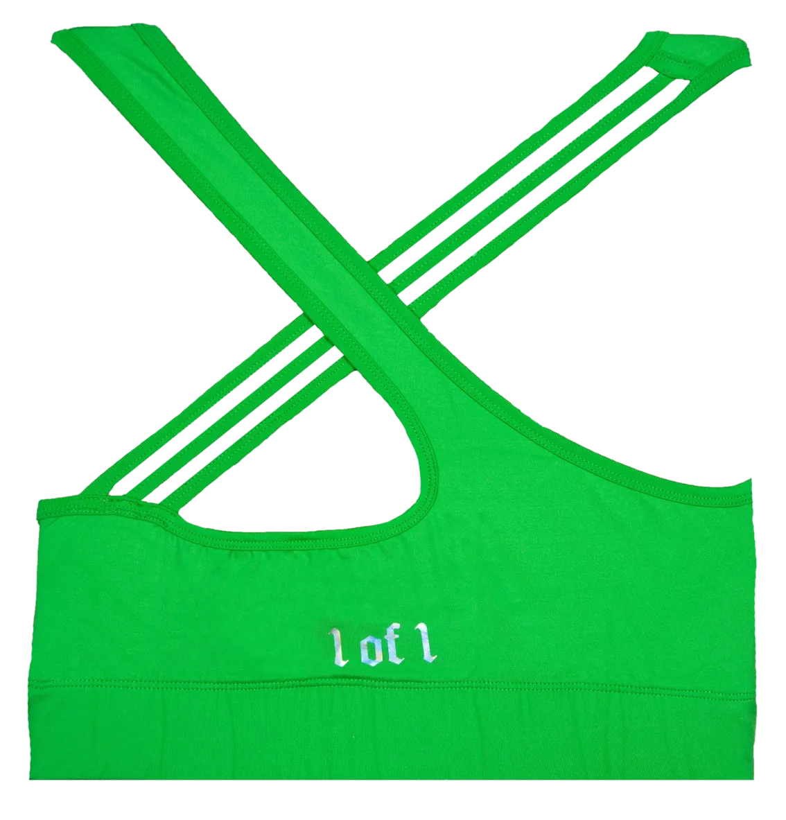 Women's Green Sports Bra