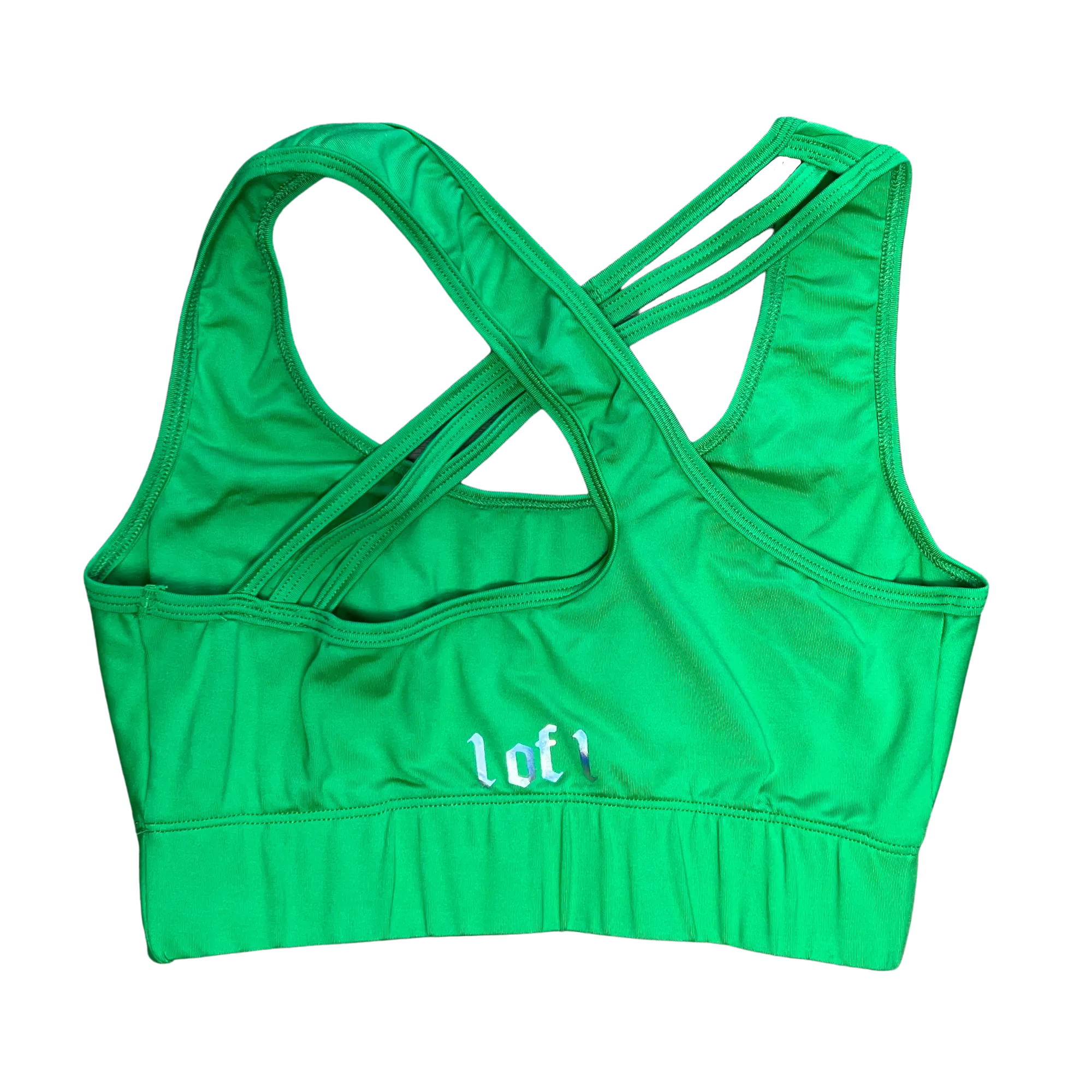 Women's Green Sports Bra