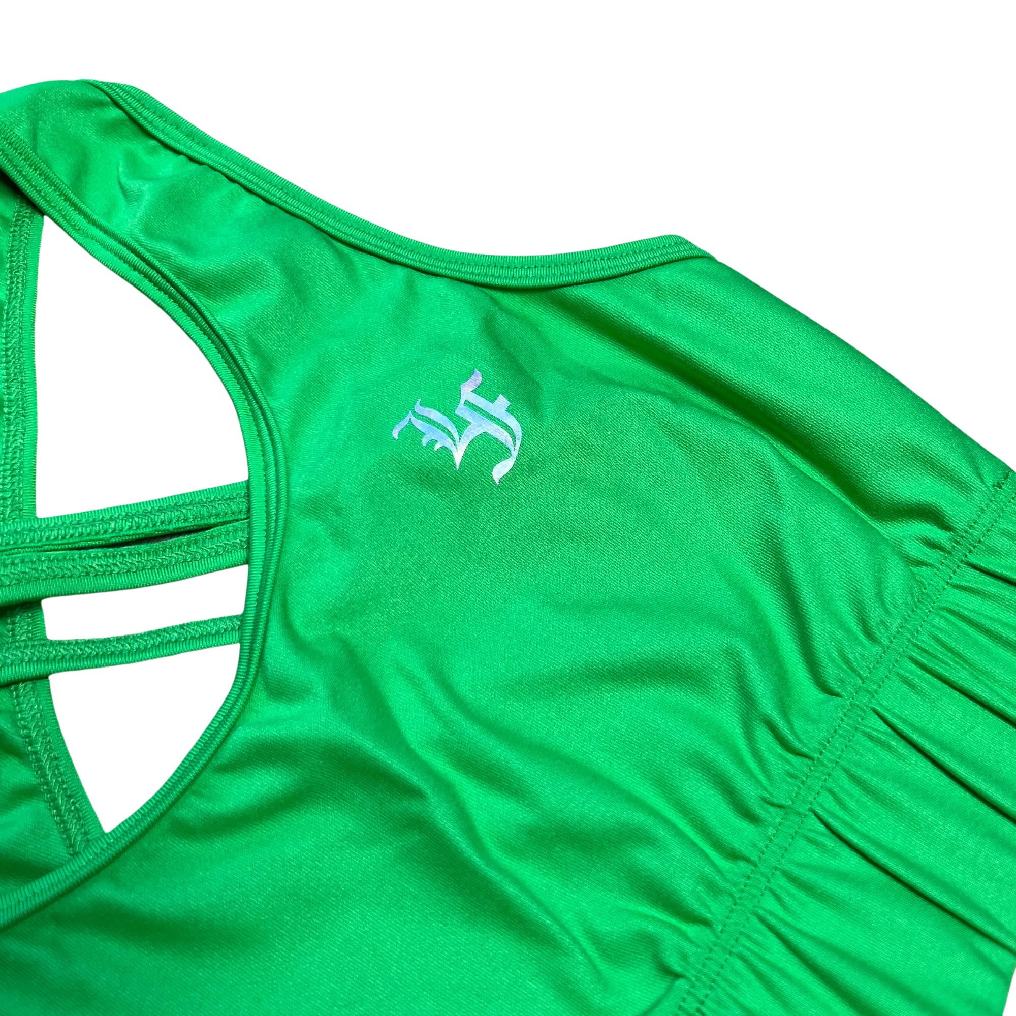 Women's Green Sports Bra