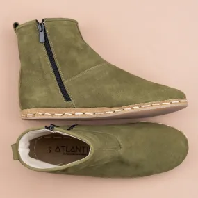 Women's Olive Boots