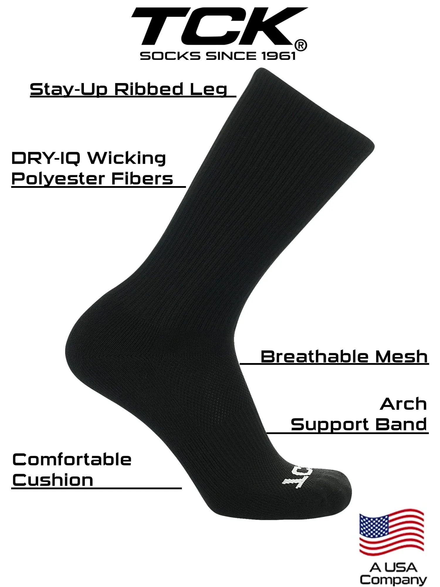 Work & Athletic Crew Socks Multi Pack