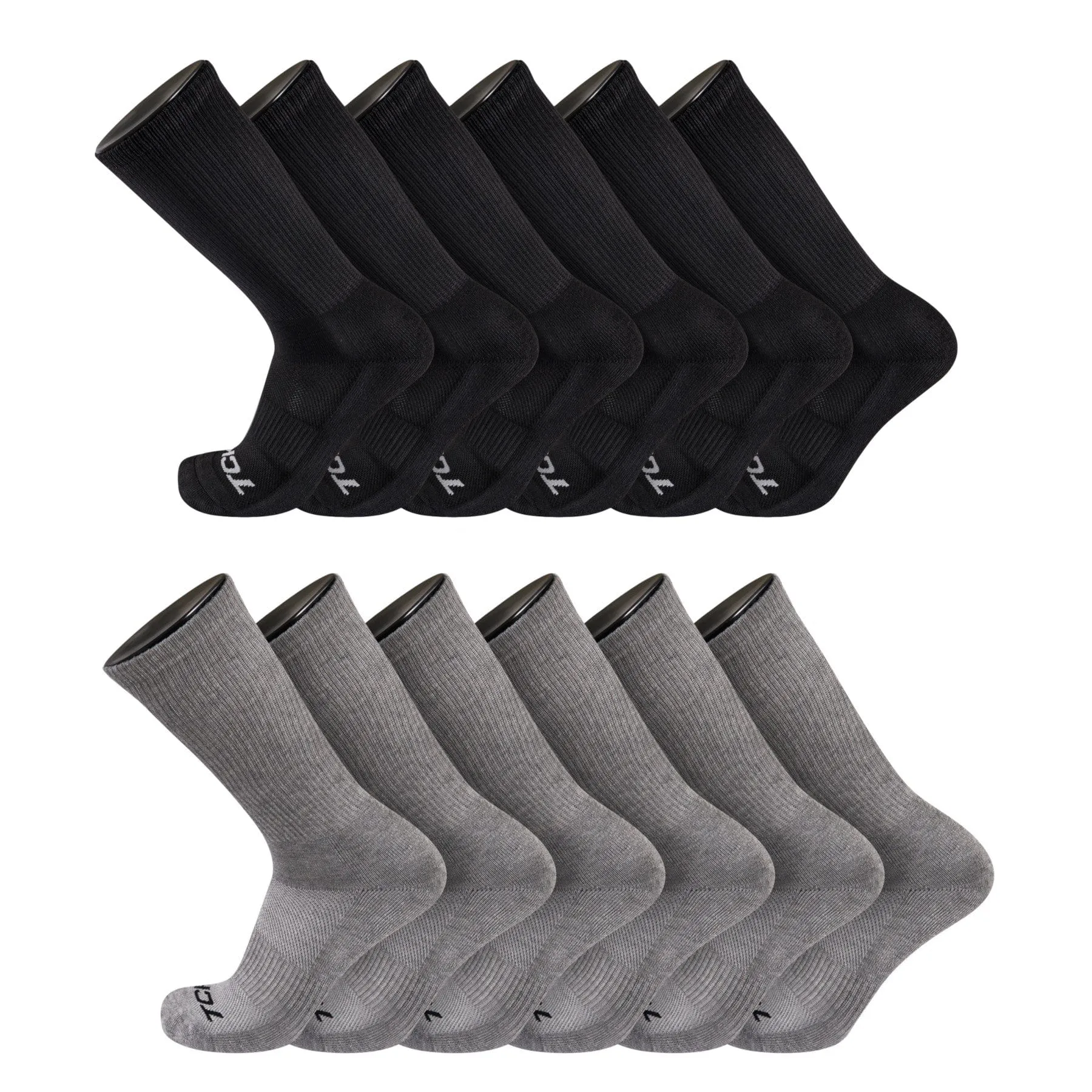 Work & Athletic Crew Socks Multi Pack